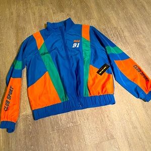 Forever21: Surf the web collection jacket.